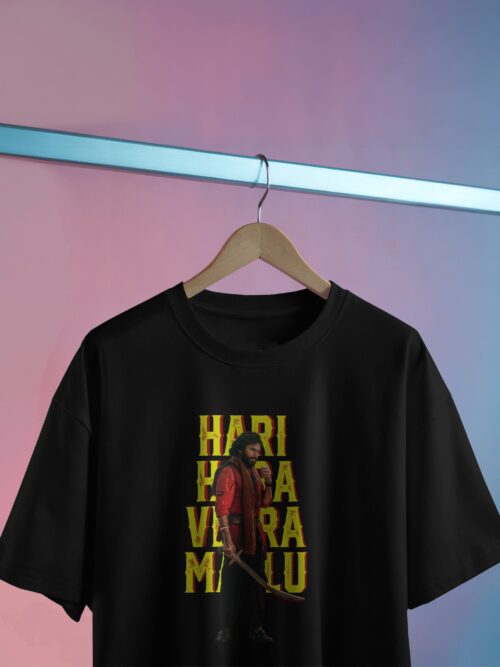 Power Star Pawan Kalyan T-Shirt – Hari Hara Veera Mallu Graphic Tee